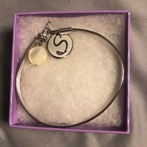 Bracelet with S initial
